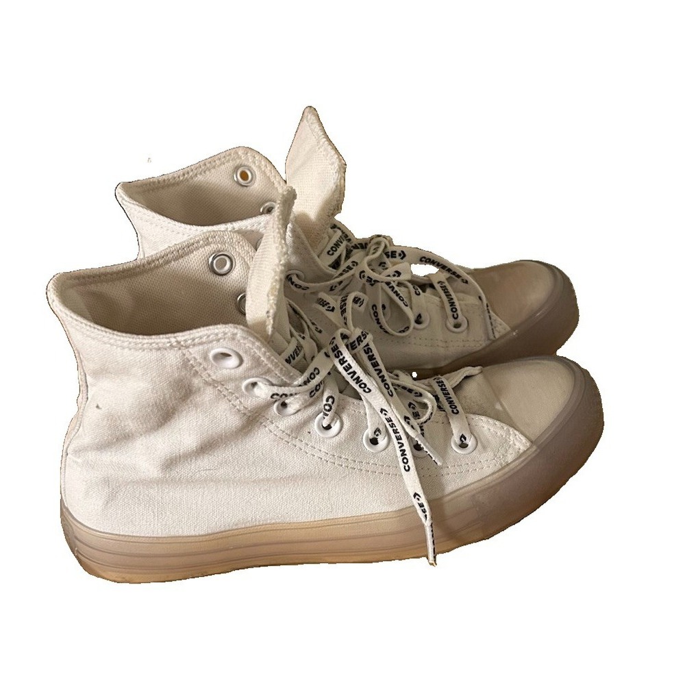Converse Chuck Taylor All Star CX High Top White Translucent Sole 168115C Sz 7
